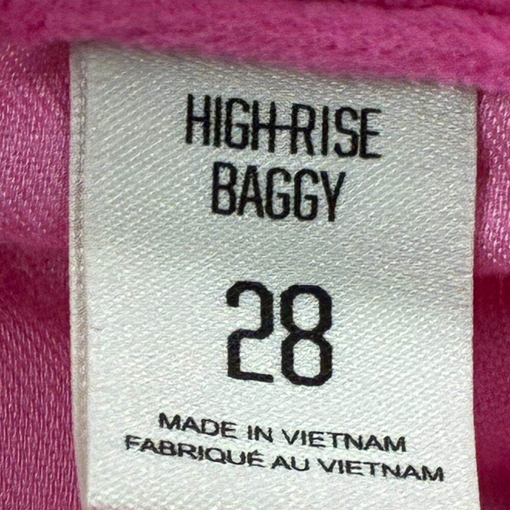BDG Urban Outfitters Pants 28 Womens Pink High Rise Baggy Corduroy Straight Leg - Picture 4 of 9